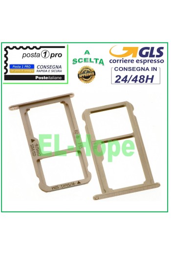 COMPARTIMENTO PARA CARRITO DE RANURA TARJETA NANO SIM MICRO SD HUAWEI MATE 9 MHA-L29 L09 ORO ORO