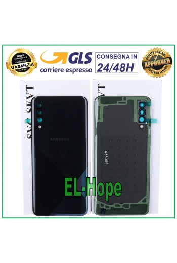 TAPA DE BATERÍA ORIGINAL SAMSUNG GALAXY A30S SM-A307 TAPA TRASERA NEGRA