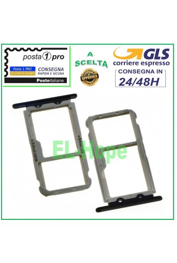 COMPARTIMENTO PARA CARRITO DE RANURA PARA TARJETA NANO SIM TARJETA MICRO SD HUAWEI NOVA 2S NEGRO