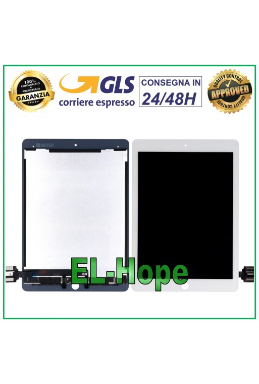 Pantalla táctil LCD para Apple iPad Pro 9.7 2016 A1673 A1674 A1675, color blanco