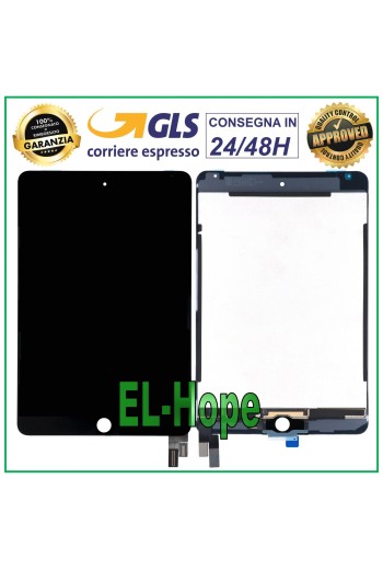 PANTALLA TÁCTIL + PANTALLA LCD PARA APPLE iPad MINI 4 A1538 A1550 PANTALLA DE CRISTAL NEGRO
