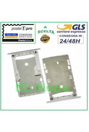 LECTOR DE RANURA PARA CARRIL MICRO SIM + COMPARTIMENTO DE TARJETAS SD PARA XIAOMI REDMI NOTE 4X BLANCO