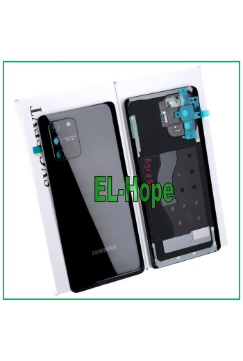 TAPA TRASERA ORIGINAL SAMSUNG GALAXY S10 LITE SM-G770 TAPA DE BATERÍA NEGRA PRISMA