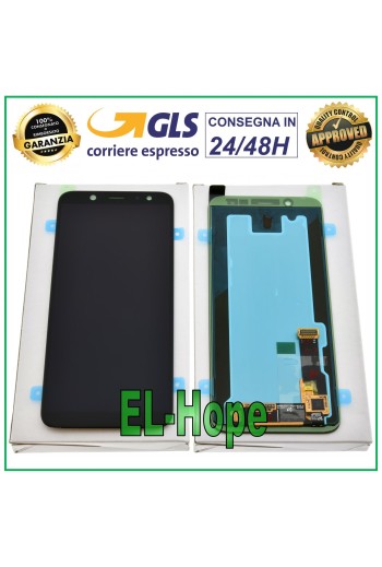 PANTALLA LCD ORIGINAL SAMSUNG GALAXY A6 2018 SM-A600 SM A600F PANTALLA TÁCTIL NEGRA