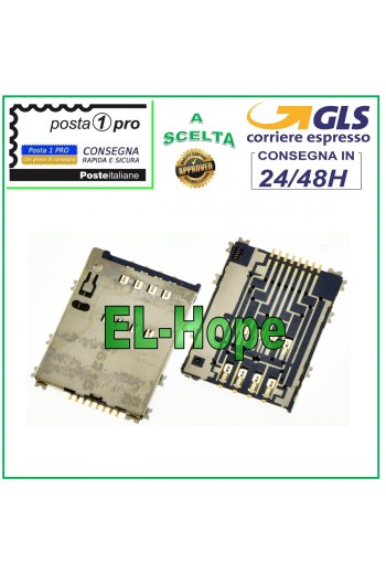 LECTOR DE TARJETA SIM SAMSUNG GALAXY TAB 2 GT P5100 P5110 P6800 S5250