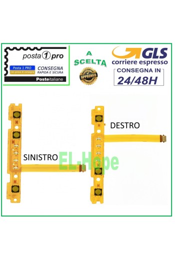 CABLE PLANO PAR DE BOTONES DE SINCRONIZACIÓN SL SR DERECHO E IZQUIERDO JOY-CON NINTENDO SWITCH LED
