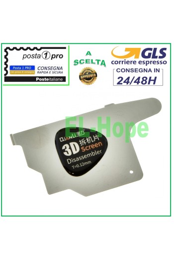 HERRAMIENTA DE ACERO ULTRA DELGADA 3D QIANLI PARA APERTURA DE PANTALLA LCD CURVA DE TELÉFONO INTELIGENTE