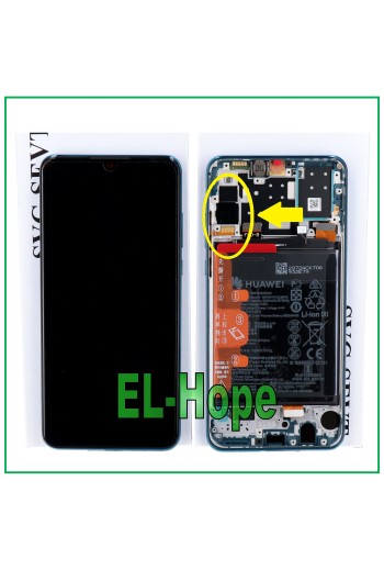PANTALLA LCD MARCO TÁCTIL BATERÍA ORIGINAL HUAWEI P30 LITE NUEVA EDICIÓN 24 MP AZUL