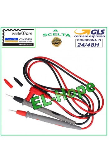 PAR DE SONDAS DE PIN PARA COMPROBADORES MULTÍMETROS PROFESIONALES CAT III 1000V 10A