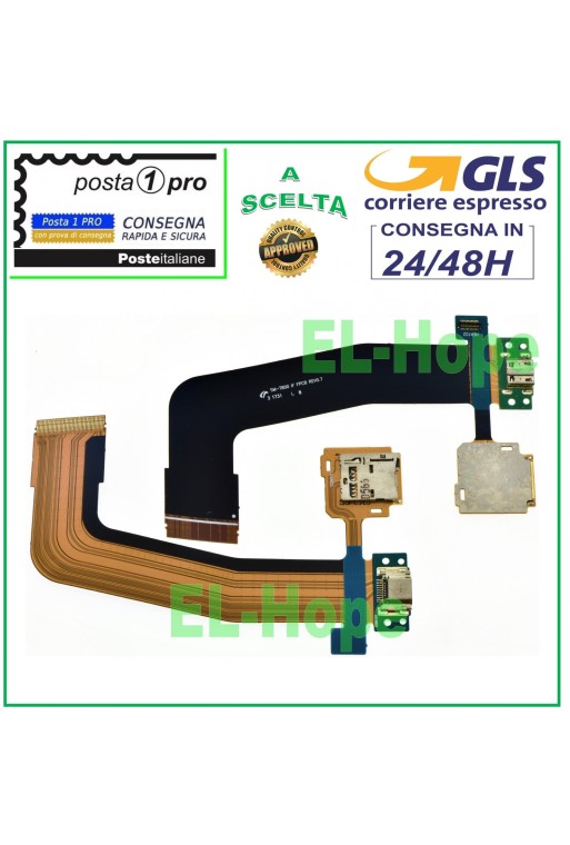 CONECTOR DE CARGA MICRÓFONO LECTOR SIM SAMSUNG GALAXY TAB S 10.5 SM-T805 T800