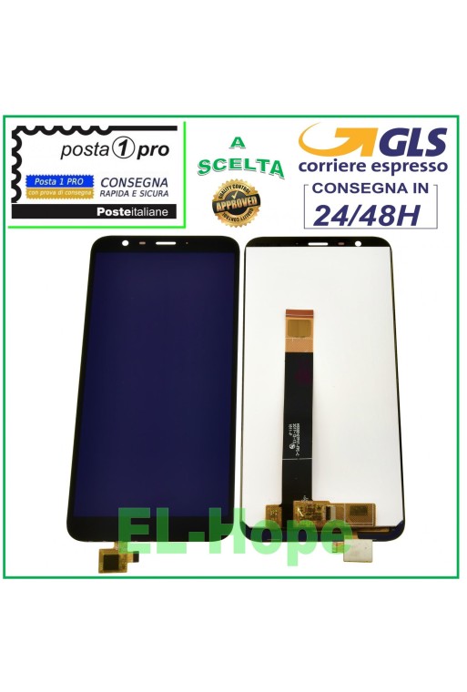 PANTALLA LCD PARA MEIZU M8C M908L M810H M810L PANTALLA TÁCTIL CRISTAL 5.45 NEGRO