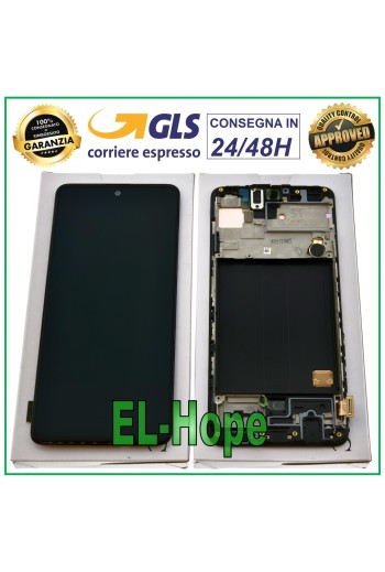 PANTALLA LCD 100% ORIGINAL SAMSUNG GALAXY A51 SM-A515F MARCO DE PANTALLA TÁCTIL CRISTAL