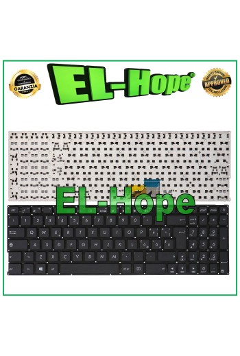 TECLADO ITALIANO PARA PORTÁTIL ASUS UX510U, UX510UX, UX510UW, UX510UR, V510UX, NEGRO