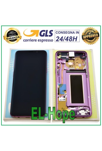 PANTALLA LCD ORIGINAL SAMSUNG GALAXY S9 SM-G960F 2018 PANTALLA TÁCTIL MORADA MORADA