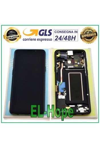 PANTALLA LCD ORIGINAL SAMSUNG GALAXY S9 SM-G960F 2018 PANTALLA TÁCTIL NEGRA NEGRA