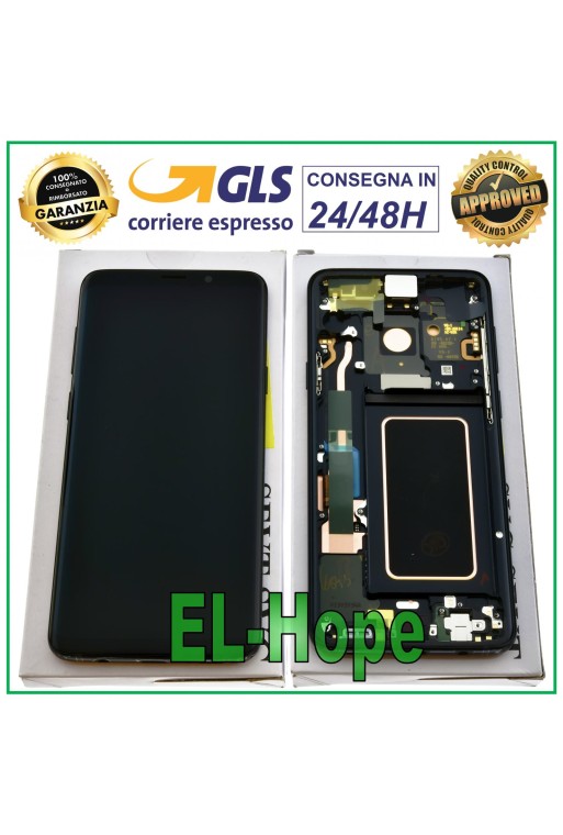PANTALLA LCD ORIGINAL SAMSUNG GALAXY S9+ SM-G965F PLUS PANTALLA TÁCTIL NEGRA NEGRA