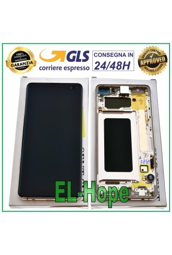 PANTALLA ORIGINAL SAMSUNG GALAXY S10+ PLUS SM-G975F TÁCTIL CERÁMICA BLANCA