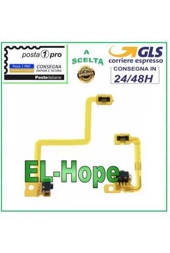 BOTÓN FLEXIBLE PLANO LR BOTÓN DERECHO IZQUIERDO INTERRUPTOR L/R PARA NINTENDO 3DS