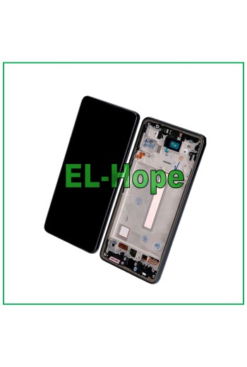 PANTALLA LCD TFT PARA SAMSUNG GALAXY A53 5G 2022 SM A536 A536B MARCO TÁCTIL NEGRO