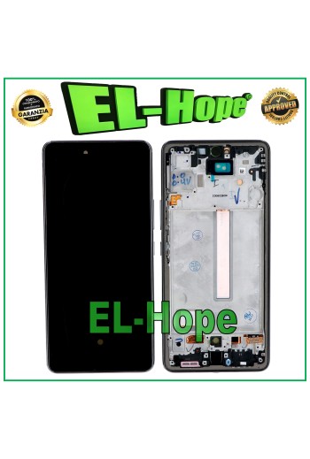 PANTALLA LCD OLED PARA SAMSUNG GALAXY A53 5G 2022 SM A536 A536B MARCO TÁCTIL NEGRO