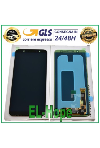 PANTALLA LCD ORIGINAL SAMSUNG GALAXY A6 PLUS 2018 SM-A605F PANTALLA TÁCTIL NEGRA