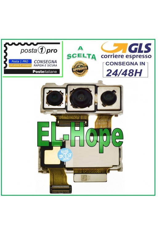 CÁMARA TRASERA PARA HUAWEI P20 PRO CLT-L09 L29 MÓDULO DE CÁMARA FLEXIBLE PLANA