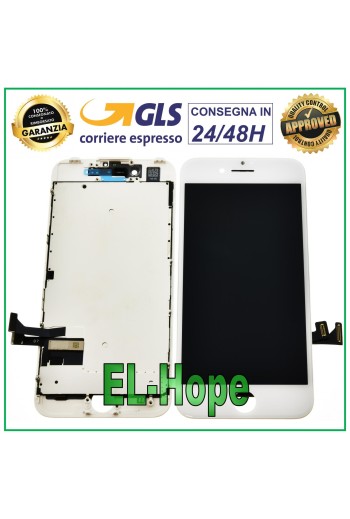 PANTALLA LCD PARA APPLE IPHONE 7 7G PANTALLA TÁCTIL CRISTAL BLANCO IGUAL AL ORIGINAL