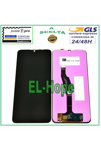 PANTALLA LCD PARA HUAWEI Y6P 2020 MED-LX9 MED-LX9N PANTALLA TÁCTIL DE VIDRIO NEGRO