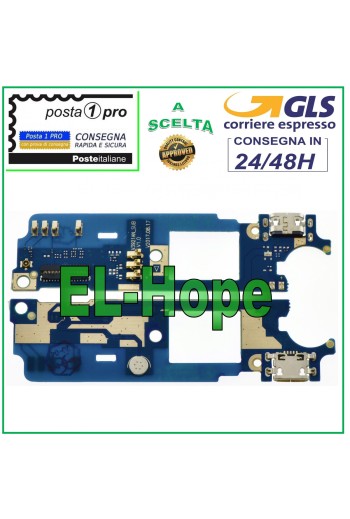 CONECTOR DE CARGA FLAT FLEX WIKO ROBBY 2 + MICROFONO DOCK MICRO USB PCB CARGA