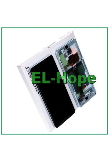 PANTALLA LCD TÁCTIL ORIGINAL + MARCO SAMSUNG GALAXY S20+ PLUS SM-G985 G986 5G AZUL