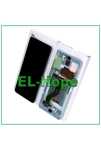 PANTALLA LCD TÁCTIL ORIGINAL + MARCO SAMSUNG GALAXY S20+ PLUS SM-G985 G986 5G AZUL