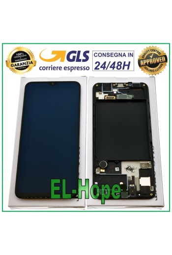 MARCO ORIGINAL PANTALLA LCD SAMSUNG GALAXY A30S SM-A307F PANTALLA TÁCTIL 6.4 NEGRO