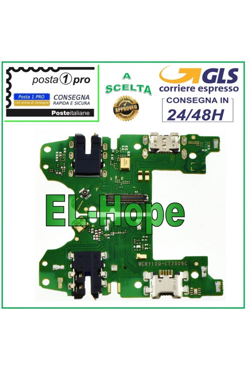 CONECTOR DE CARGA HUAWEI HONOR 10 LITE HRY-AL00 TL00 LX1 LX2 BASE PARA MICRÓFONO