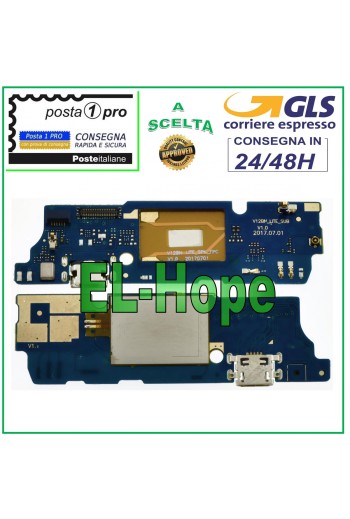 CONECTOR DE CARGA PARA WIKO VIEW + MICROFONO DOCK PCB CARGA MICRO USB