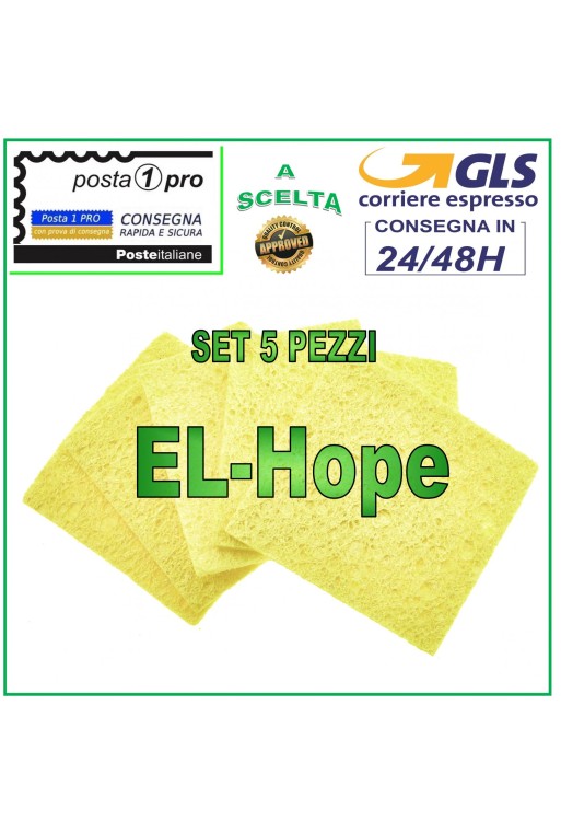 KIT 5 PIEZAS ESPONJAS ESPONJA ESPONJA PARA LIMPIEZA PUNTA DE SOLDADOR AGUJA SOLDADOR