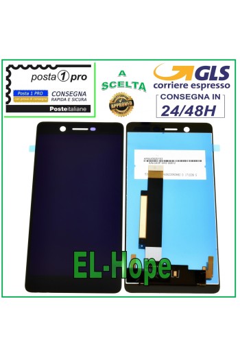 PANTALLA LCD MONTADA PARA NOKIA 7 TA-1041 PANTALLA TÁCTIL DE VIDRIO 5.2 NEGRA