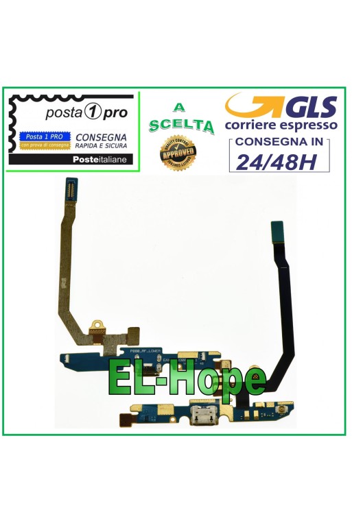CONECTOR PLANO DE CARGA MICRO USB LG P880 OPTIMUS 4X HD MICROFONO DOCK DE CARGA