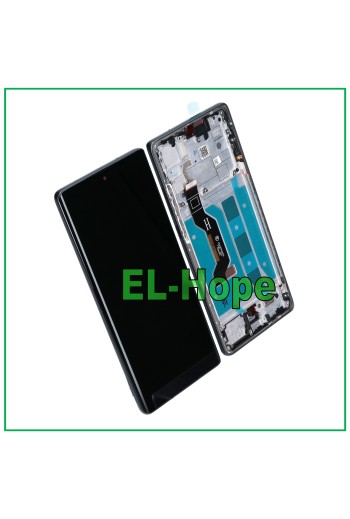 PANTALLA OLED PARA MOTOROLA MOTO G85 XT2427 LCD TÁCTIL MARCO DE CRISTAL NEGRO