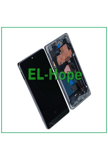 PANTALLA LCD OLED + MARCO PARA SAMSUNG GALAXY S10 LITE SM-G770 CRISTAL NEGRO TÁCTIL