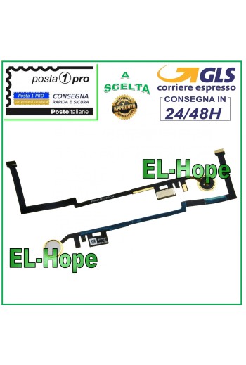 Botón Home Flex Plano para iPad 5 Air A1822 A1823 Centro Blanco Dorado 821-01017-03