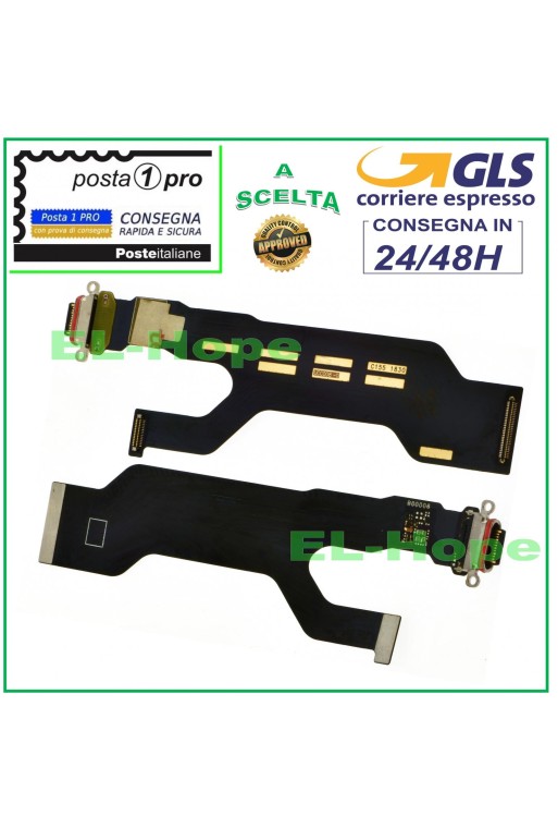 Cable flexible plano con conector de carga USB para base de carga tipo C para OPPO Reno Find X