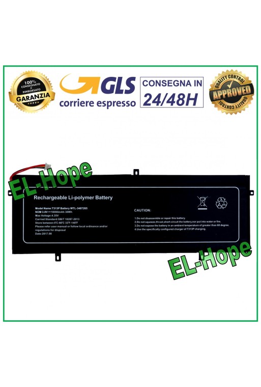 Batería original Mediacom Smartbook M-SB140 SB141 SB142 10000 mAh WTL-3487265