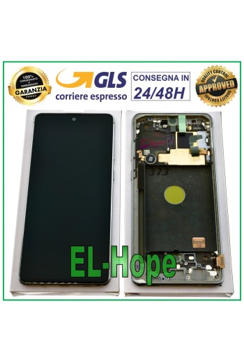 PANTALLA LCD ORIGINAL SAMSUNG GALAXY NOTE 10 LITE SM-N770 F PANTALLA TÁCTIL PLATEADA