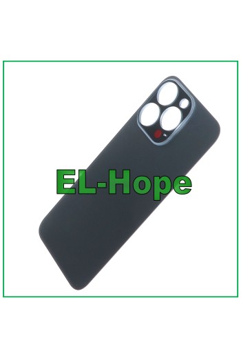 CUBIERTA TRASERA DE CRISTAL Y BATERÍA PARA IPHONE 13 PRO BIG HOLE GRAPHITE