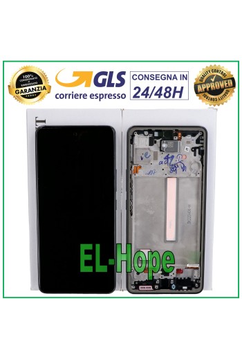 MARCO ORIGINAL PANTALLA LCD SAMSUNG GALAXY A53 5G 2022 SM A536 A536B TÁCTIL NEGRO