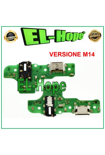 CONECTOR DE CARGA SAMSUNG GALAXY A20S SM-A207F BASE PARA MICRÓFONO VERSIÓN M14 CARGA