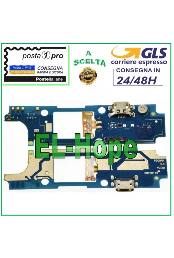 CONECTOR DE CARGA FLAT FLEX WIKO VIEW MAX + MICROFONO DOCK CARGA MICRO USB