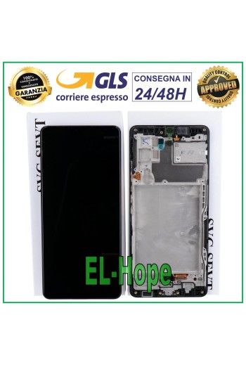 MARCO ORIGINAL PANTALLA LCD SAMSUNG GALAXY A42 5G 2020 SM-A426 PANTALLA TÁCTIL NEGRA