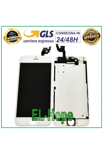 PANTALLA LCD PARA APPLE IPHONE 6 6G PANTALLA TÁCTIL CRISTAL BLANCO IGUAL AL ORIGINAL