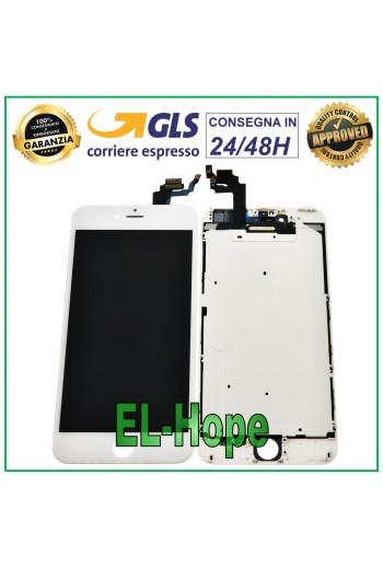 PANTALLA LCD PARA APPLE IPHONE 6 PLUS PANTALLA TÁCTIL CRISTAL BLANCO IGUAL AL ORIGINAL